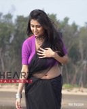 Saree somudro hot edit maria black saree snapshot 4