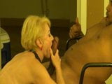 White Woman Loves Licking Black Cock. Teasing BJ snapshot 1