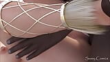 Schlanke zierliche asiatische Schlampe BBC anal hämmern - 3d Animation (1) snapshot 4