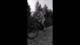 Andy Haxn Woigla 1 Bicycle in Nature with trained Legs and Biceps Posing Autumn Halloween Time snapshot 8