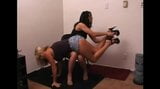 Sexig satin trosa wedgie spanking snapshot 3