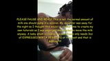 Ebony Youtuber squeezes milk out of her big fat nipple snapshot 4