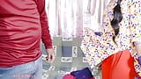 Hot maid wear Saree in front of her malik and sucks Dick and hard ASS FUCK in hindi audio snapshot 3