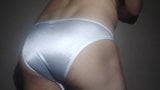 SEXY WIHITE SATIN PANTY snapshot 3