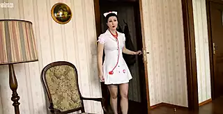 Free watch & Download Hairy cunt of th kinky nurse!