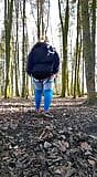 TheLady flashes in the woods but its too busy snapshot 1