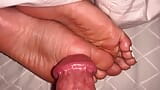 Pervert takes advantage of sleeping Latinas feet snapshot 4