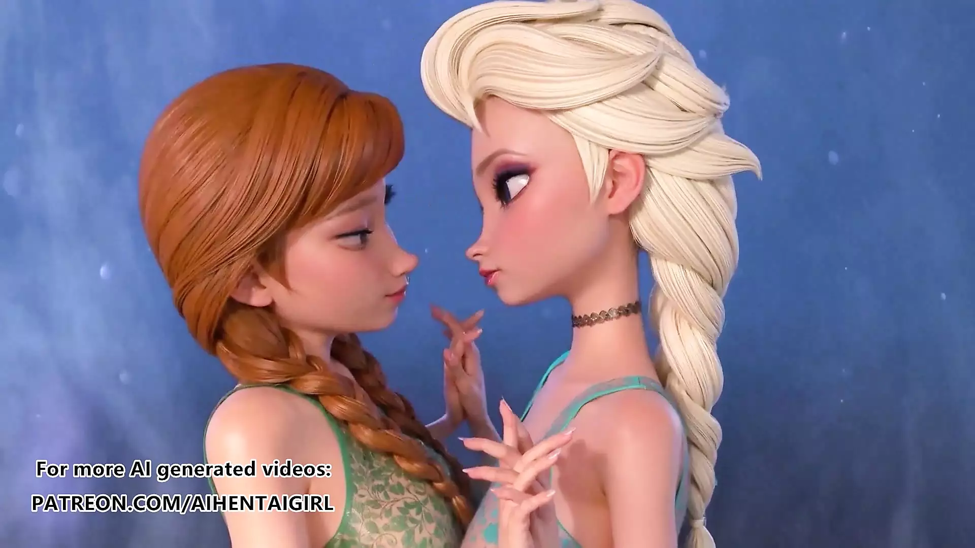 Free watch & Download Frozen Ana and Elsa cosplay Uncensored Hentai AI generated