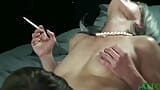 Lonely Chain Smoking GILF Seduces Step-grandson snapshot 9