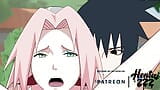 SASUKE FICKT SAKURA IN DER ÖFFENTLICHKEIT (NARUTO HENTAI) snapshot 10