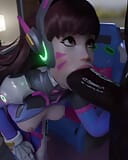 Une dva facefuck et une sodomie chevauche une grosse bite noire snapshot 3