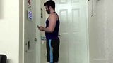 Sexy bearded guy cums twice at the gloryhole snapshot 1