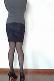 CD - strip sexy mini skirt stockings snapshot 3