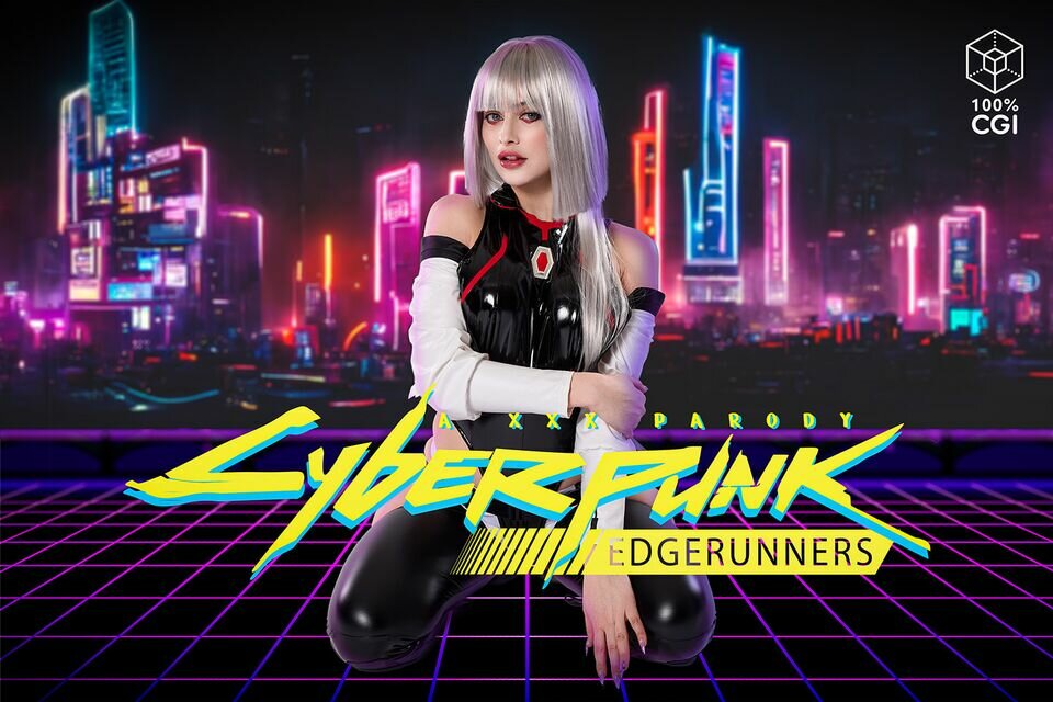 Vrcosplayx - peituda jewelz blu como cyberpunk lucy fode com edgerunner - vr pornô