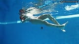 Hungarian tiny pornstar Tiffany Tatum swimming naked snapshot 14