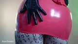 Mesh Lace Pantyhose Latex Skirt Fetish Video Arya Grander snapshot 7