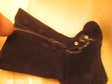 Piss Black Wedge Booties fm MrMessyshoes snapshot 1