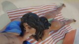 Ana beach blowjob bwc (hoạt hình có âm thanh) snapshot 1