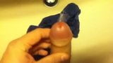 Nice cumshot on dirty blue panties II snapshot 2