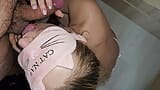 Сладкая крошка принимает огромную порцию спермы на ее лицо в любительском видео - Audrey 2024 snapshot 16