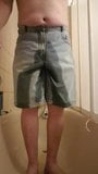 wetting jeans - getting horny by wetting snapshot 5