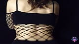 BleuBrutalRose - Ass and Fishnet ... big ass white milf shaking her butt , before masturbating her tiny little pretty wet pussy snapshot 4