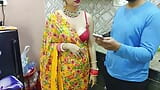 Blackmailing and fucking my ex gf who is now my bhabhi ki saree utar ke kitchen main uski mast Gand Marne ka socha snapshot 6