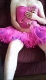 Adorable pink prom dress causes cum to spew out snapshot 8