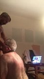 Grandpa on his knees sucking big dick snapshot 16