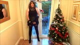 Alison in Thigh Boots - Wanking under the christmas tree snapshot 6