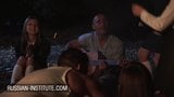 Blonde Gina Gerson in threesome at the campfire snapshot 3