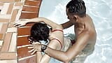 FOREIGN COUPLE CAUGHT FUCKING IN THE WATER snapshot 7