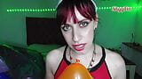 ShyyFxx playing, rubbing and popping balloons- Balloon Fetish snapshot 7