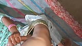 raat ko bhaabhee ko akela paakar devar ne bhaabhee kee choot ka paanee nikaal diya.  Village Couple Sexy  snapshot 2