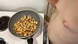 Pussy-Flavored Tofu!!! JK It's Just Apricot. Naked in the Kitchen Episode 64 snapshot 16