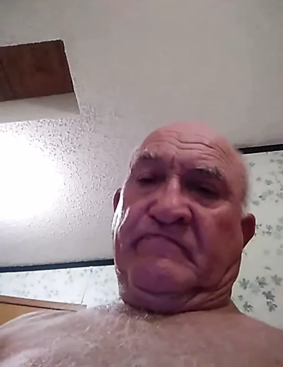 Huge Uncut Cock Grandpa