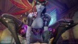 Overwatch - Widowmaker berijdt lul cowgirl positie (Geluid) snapshot 4