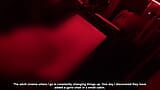 Cinéma pour adultes 5 entièrement rasé : masturbation sur une chaise gynécologique dans un cinéma porno, éjaculation sur un corps complètement rasé. Tobi, exhibitionniste pulpeuse00815 snapshot 1