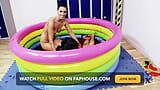 Romana Ryder & Tammia Lee in a pool full of strawberry jelly snapshot 6