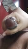 Grote zwarte lul close-up handjob_ klaarkomen snapshot 16