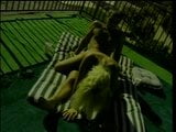 Horny blonde eats thick pink boner then fucks it nice for mouthcum by the pool snapshot 20