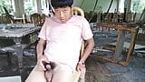 Asian boys Amateur Masturbation cute teen china ruins restaurant snapshot 12