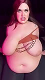 La BBW Marilyn Mayson est devenue si grosse. Regardez son énorme ventre, ses seins et son cul snapshot 6