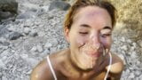 BIGGEST FACIAL ON XHAMSTER - HIKING WITH MASSIVE CUMSHOT snapshot 5