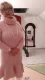 Charlene Pink Mohair Dress snapshot 2