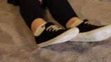 Wife shows socks and shoes snapshot 1