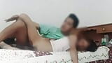 My girlfriend gets horny, and wants to fuck in my parents' bed snapshot 3