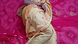 Indyjska jija sali rucha się z hinduskim brudną rozmową seks wideo i sari seks Desi Bhabhi snapshot 1