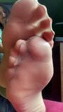 Nylons feet. My soles in shiny tights to worship snapshot 3