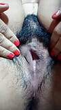 Fat Virgin hairy bush slow motion snapshot 3